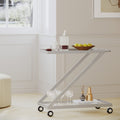 Modern Minimalist Z-shaped Bar Cart