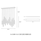 Abacus Linear LED Suspension Light