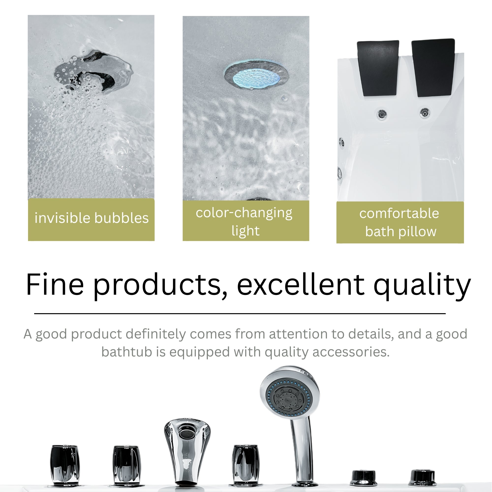 Luxury 2-Person Whirlpool Massage Tub