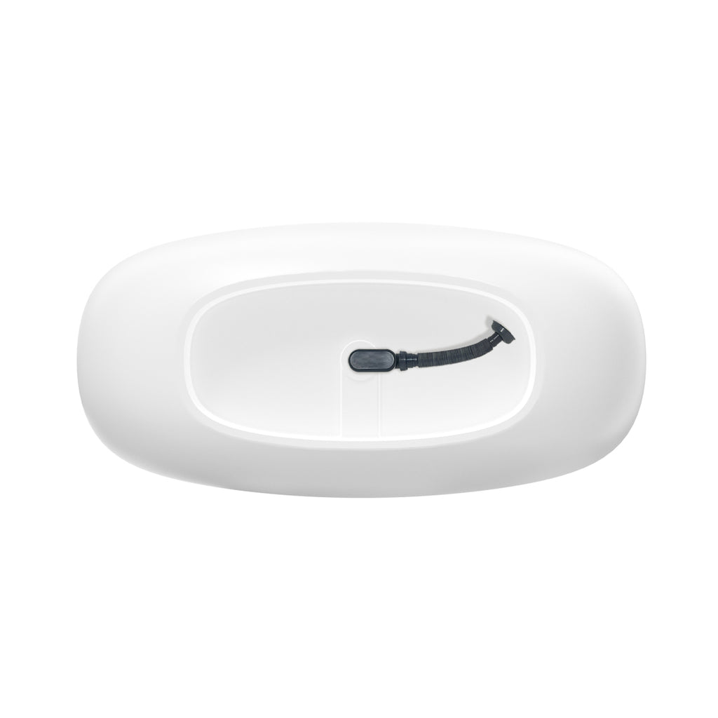 71 inch freestanding solid surface soaking bathtub for bathroom