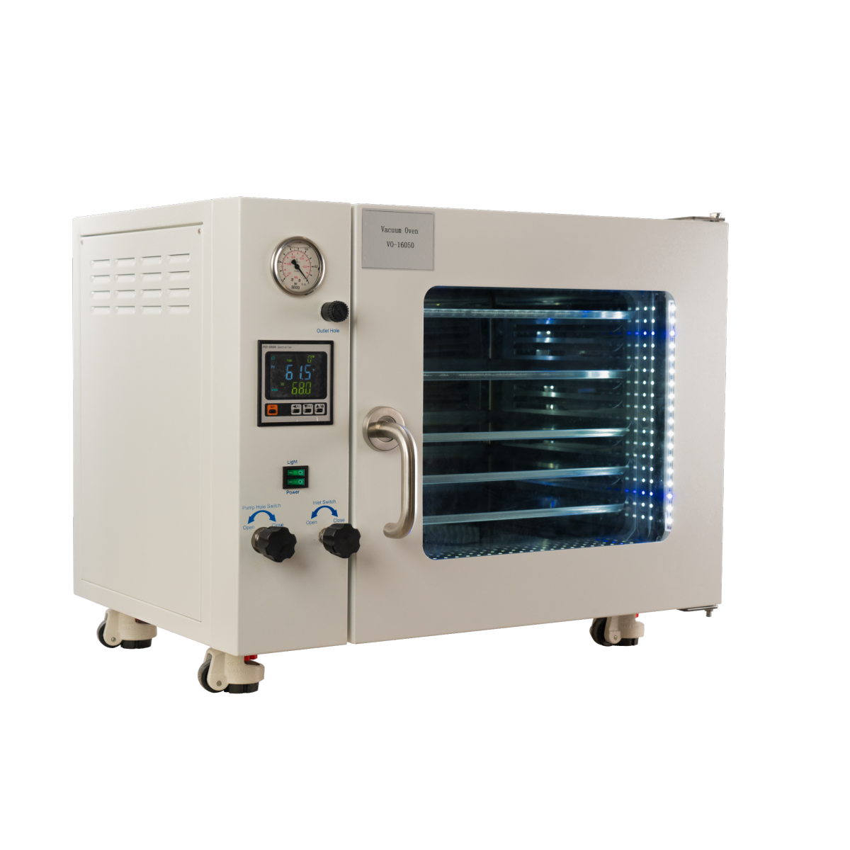 Vacuum Oven Lab Oven Laboratory Industrial Oven 110V 50/60Hz 850W 50L/1.9CF