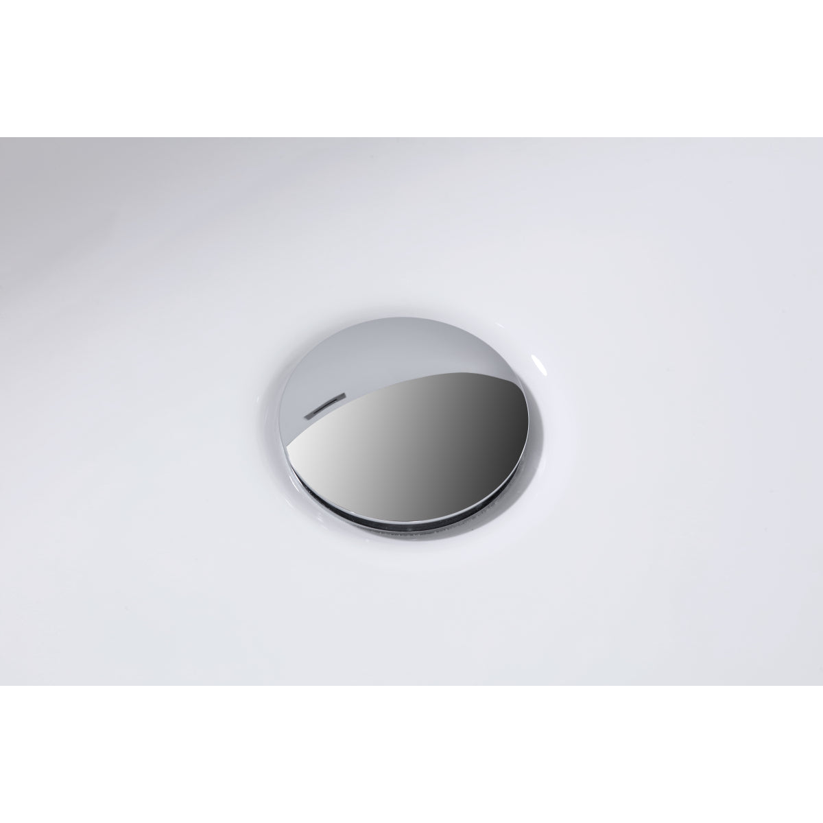 51" Acrylic Freestanding Bathtub-Acrylic Soaking Tubs, White Bathtub, Oval Shape White Freestanding Bathtub With Chrome  Pop Up Drain CUPC Certificate