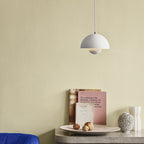 Matte White / Large: 19.7 in diameter / None Flowerpot Pendant Light OPEN BOX