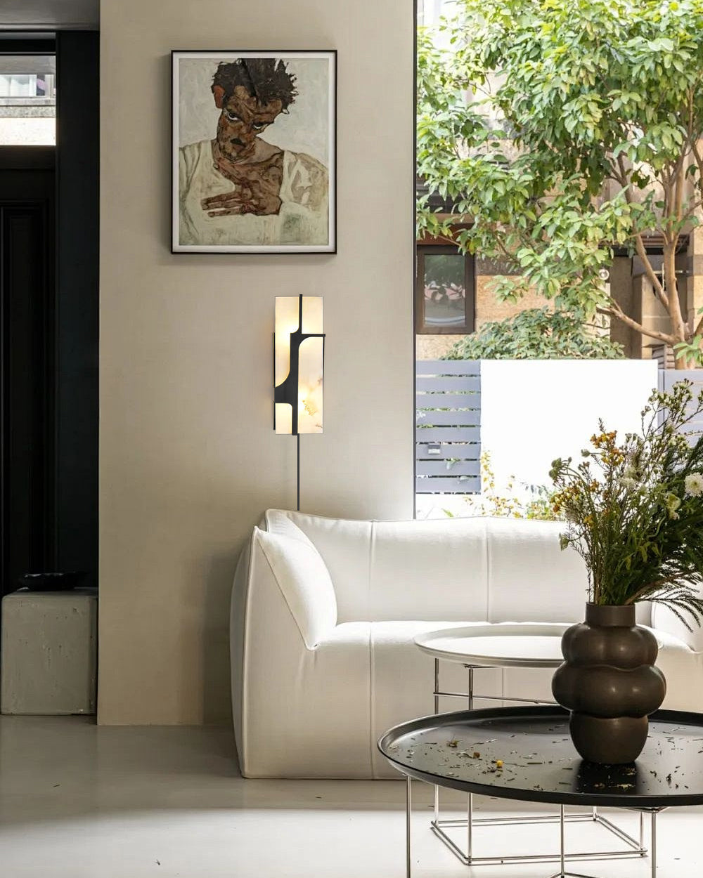 Ariel Plug In Wall Sconce