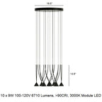 Jewel Round Pendant Light