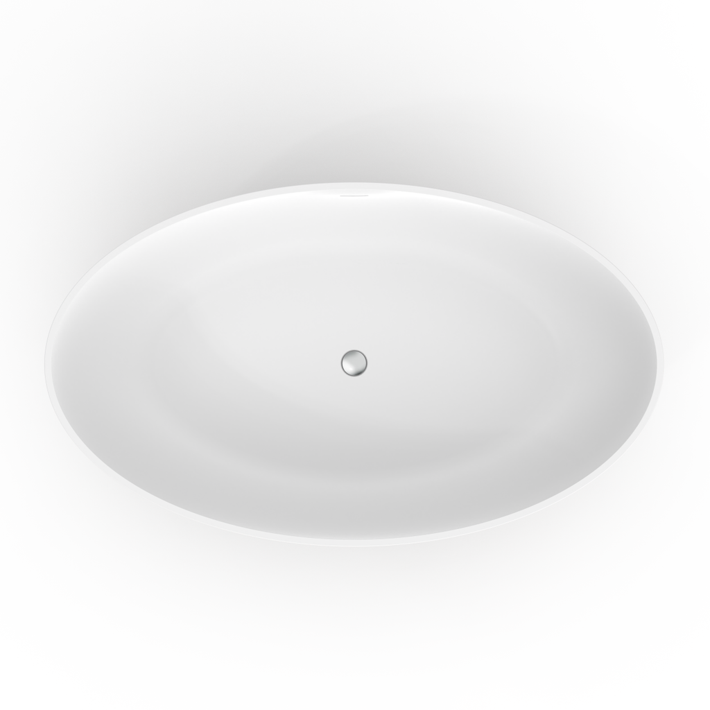 67 inch freestanding solid surface soaking bathtub for bathroom