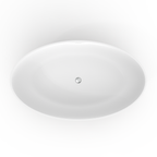 67 inch freestanding solid surface soaking bathtub for bathroom