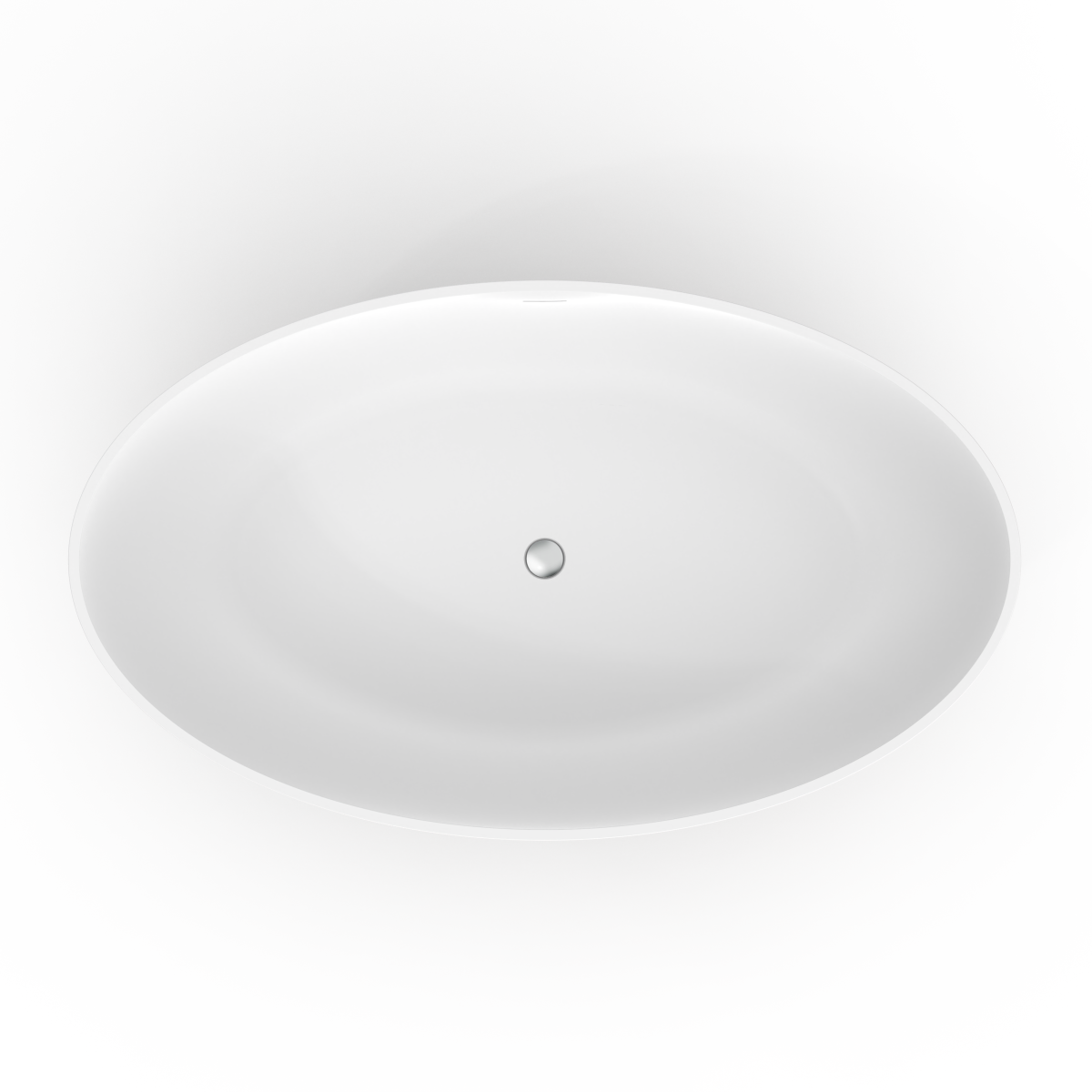 67 inch freestanding solid surface soaking bathtub for bathroom