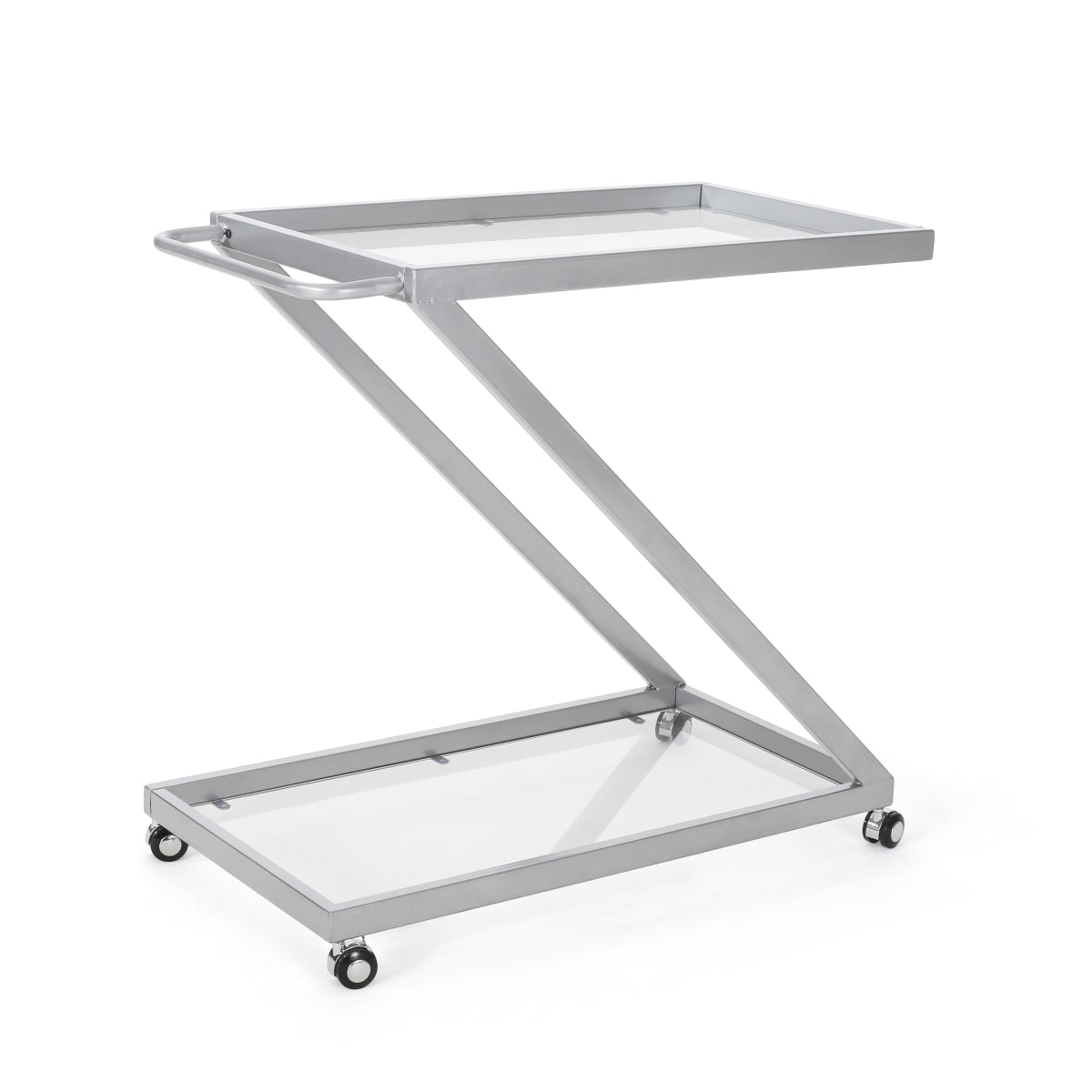 Modern Minimalist Z-shaped Bar Cart