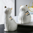 Ceramic Cat Vase Decor