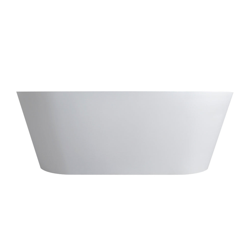 63 inch freestanding solid surface soaking bathtub for bathroom