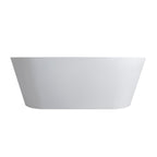 63 inch freestanding solid surface soaking bathtub for bathroom