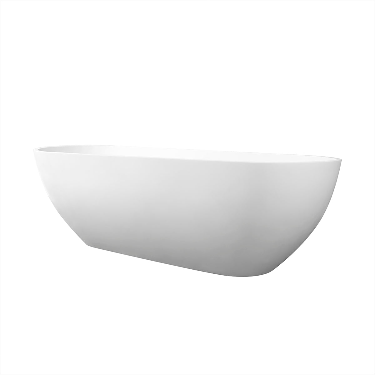 68.9 inch freestanding solid surface soaking bathtub for bathroom