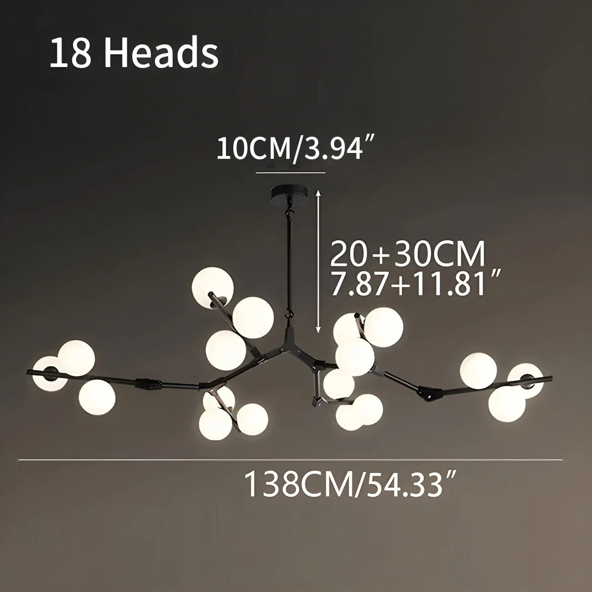 Nordic Magic Bean Chandelier for Dining Area