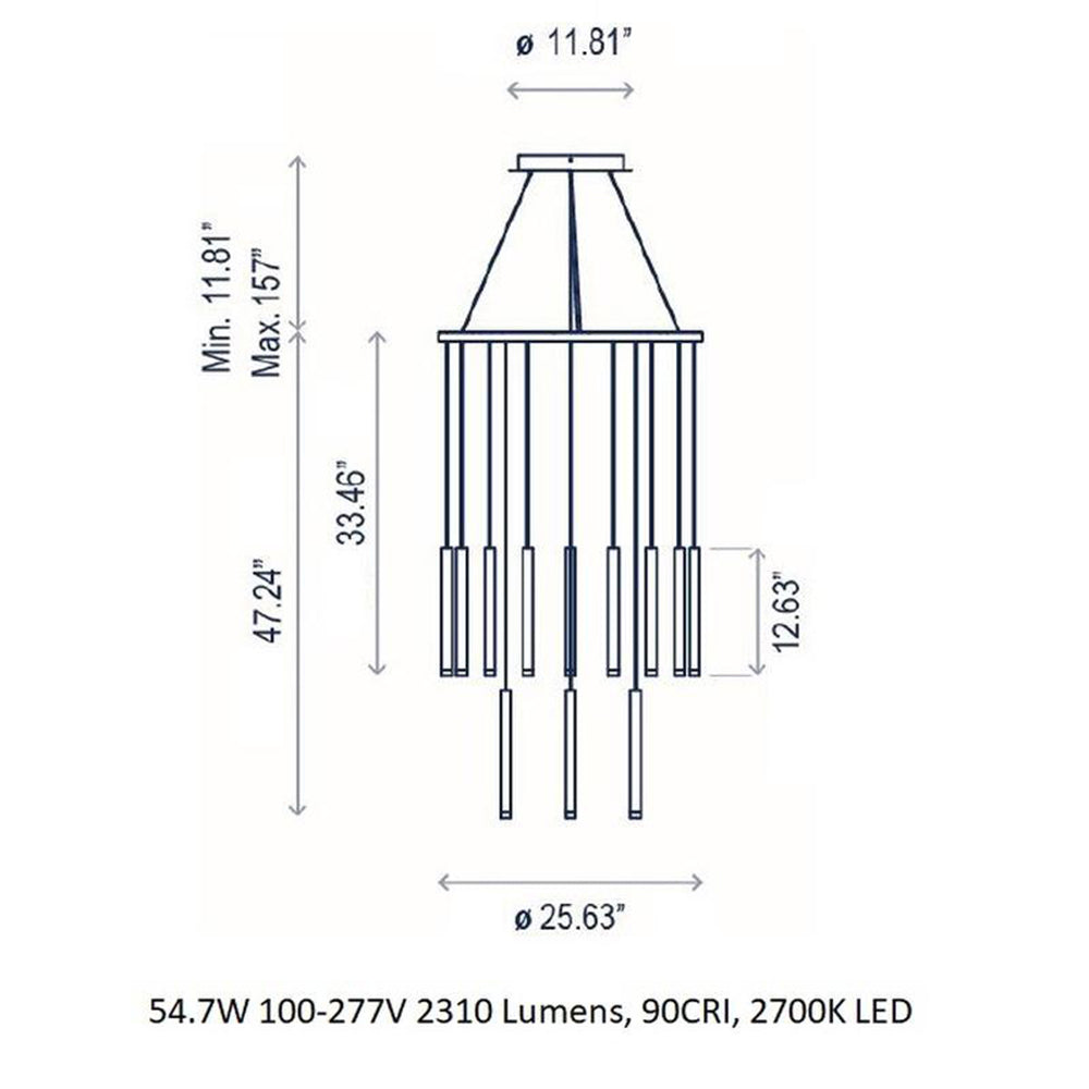 Candle Multi-Light Pendant Light