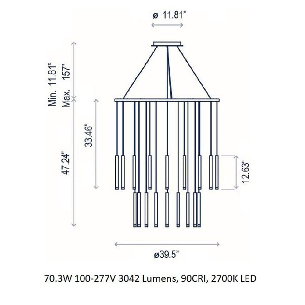 Candle Multi-Light Pendant Light