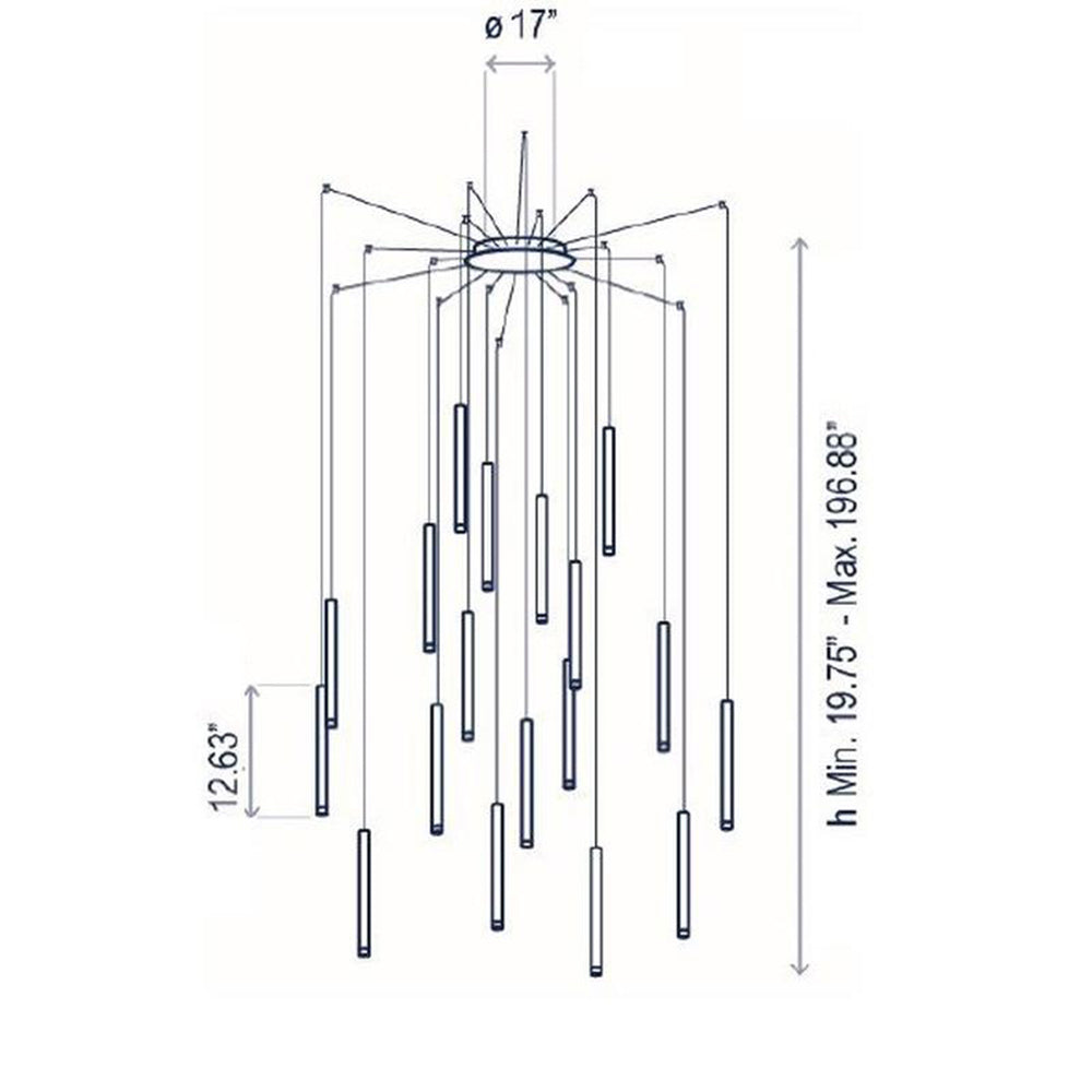 Candle Multi-Port Pendant Light
