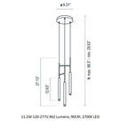 Candle Triple Pendant Light