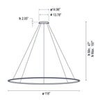 Circular One Ring Pendant Light