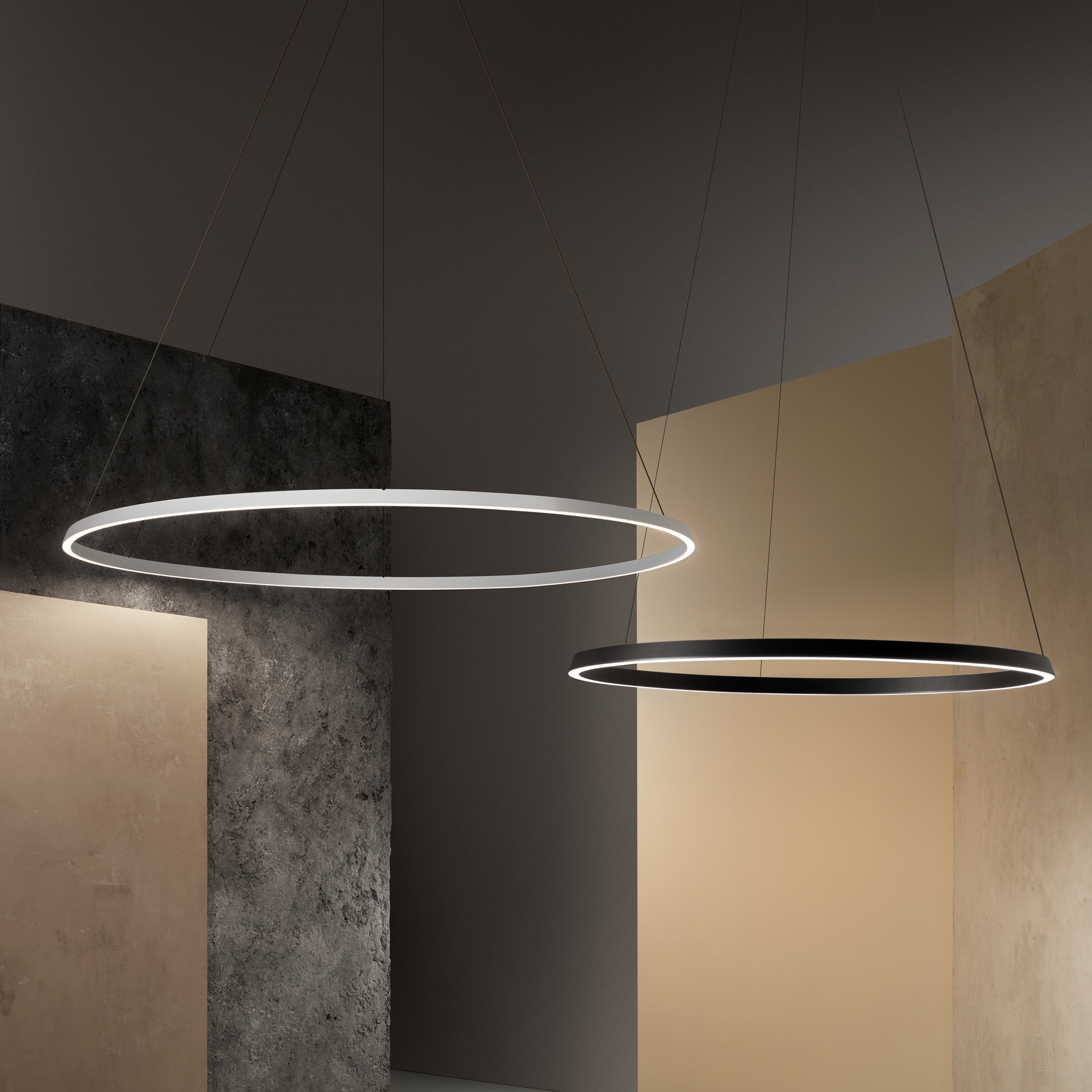 Circular One Ring Pendant Light