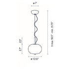 Ilargi Single Pendant Light