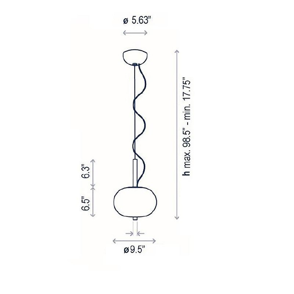 Ilargi Single Pendant Light