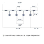 Nans Catenary Outdoor LED String Pendant Lights