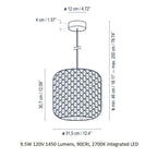 Nans Outdoor LED Pendant Light