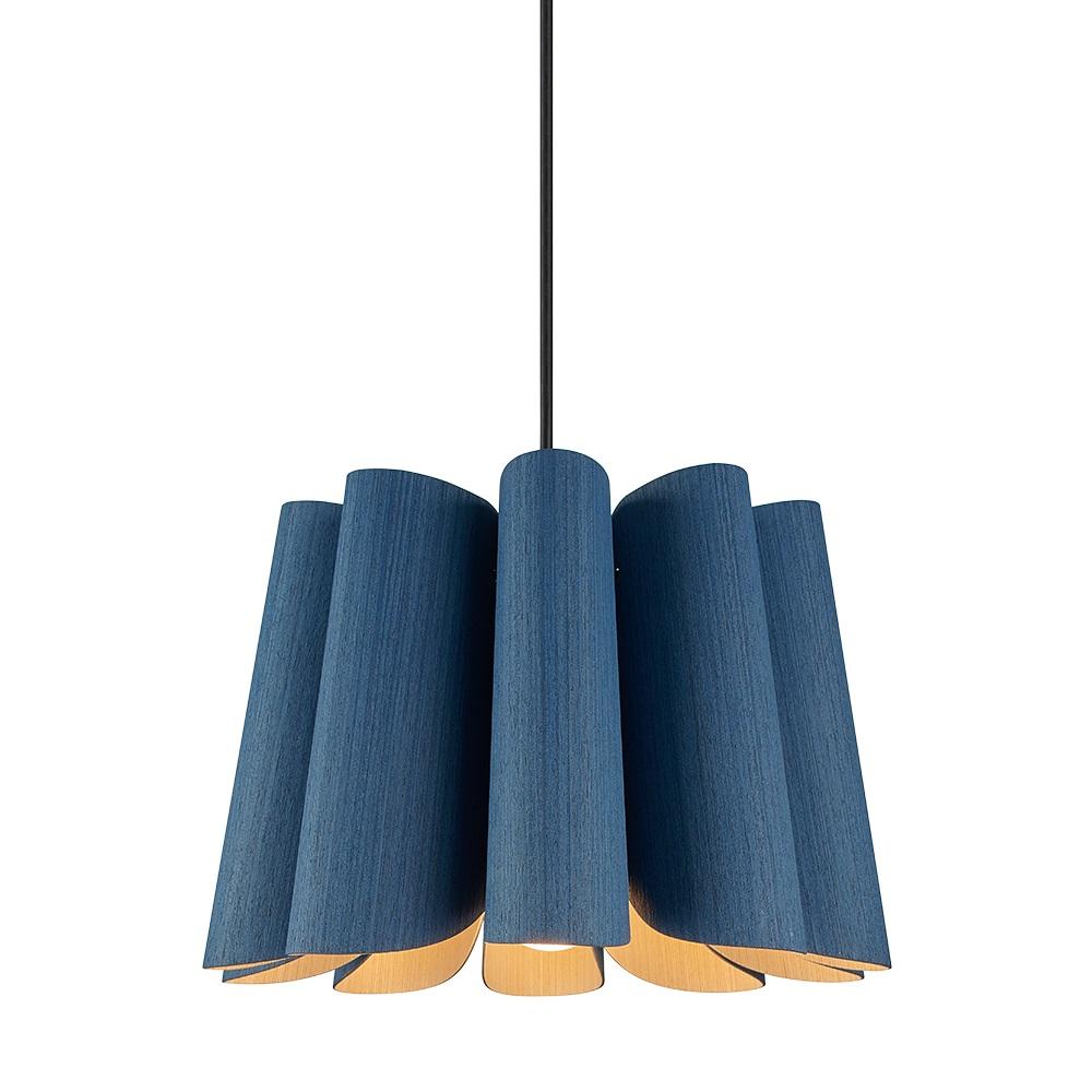 Blue / Medium: 12.6 in width Renata Pendant Light OPEN BOX
