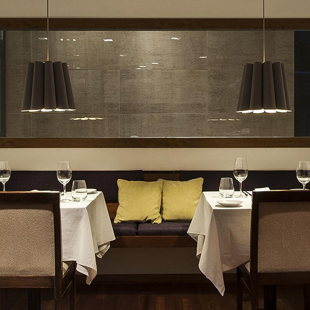 Blue / Medium: 12.6 in width Renata Pendant Light OPEN BOX