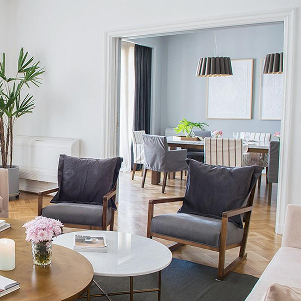 Blue / Medium: 12.6 in width Renata Pendant Light OPEN BOX