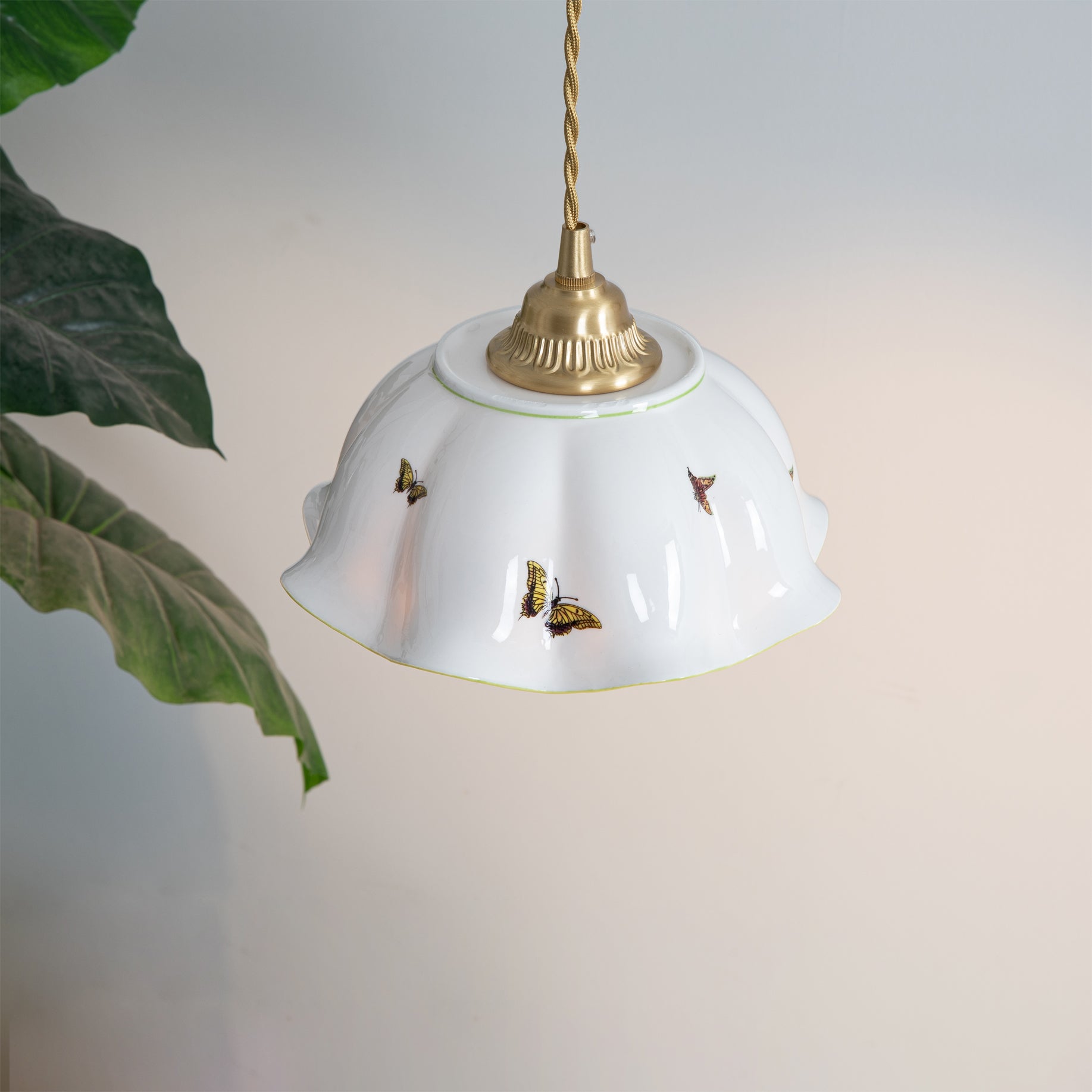 Butterfly Ceramic Pendant Lamp