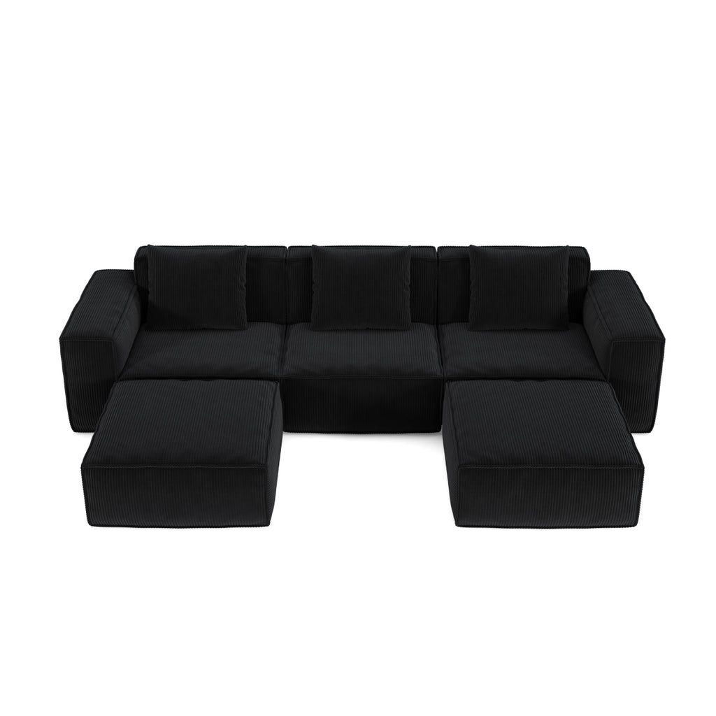 Cloud Velvet Modular Sofa Bed