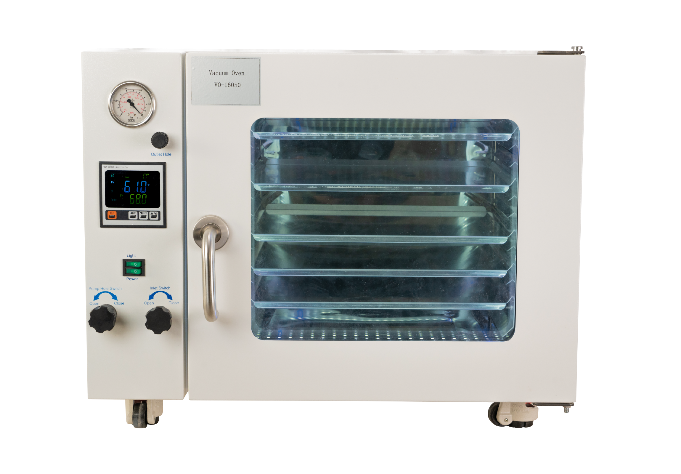 Vacuum Oven Lab Oven Laboratory Industrial Oven 110V 50/60Hz 850W 50L/1.9CF
