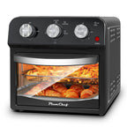 12.5 Quart 1500W Air Fryer Convection Toaster Oven 7-in-1 Stainless Steel Black