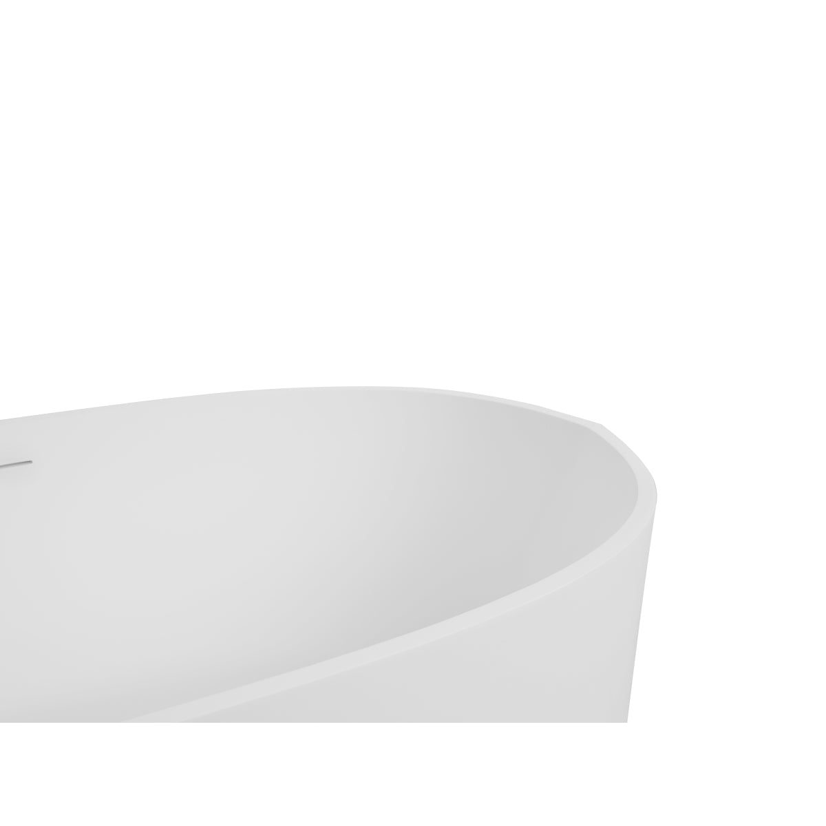 Luxury 65" Matte White Bathtub