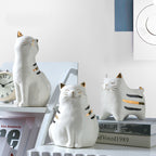 Ceramic Cat Vase Decor