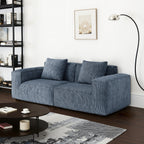 Belfin Modular Sectional Sofa, Convertible Tofu Block Sofa Bed