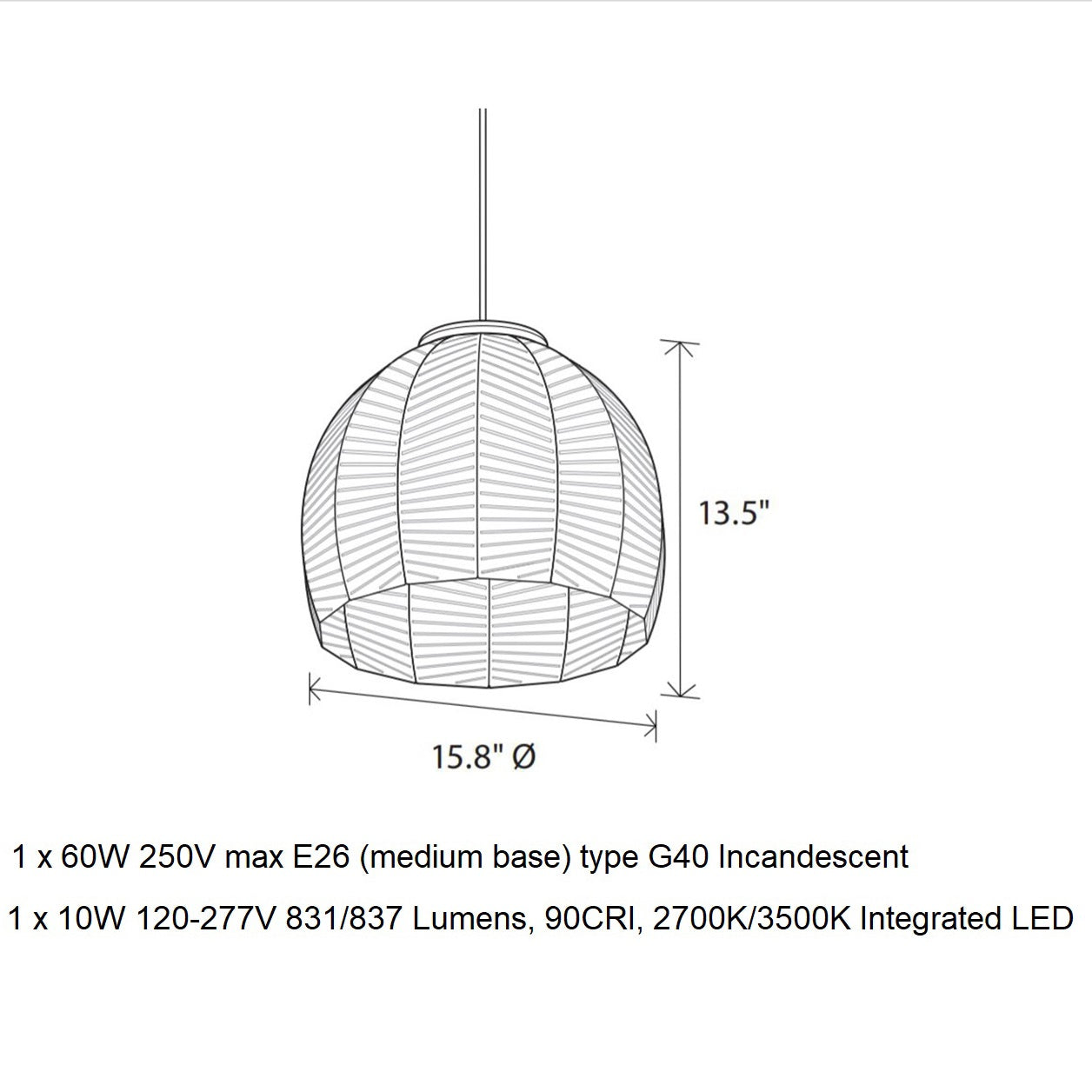 Amicus 16 Pendant Light