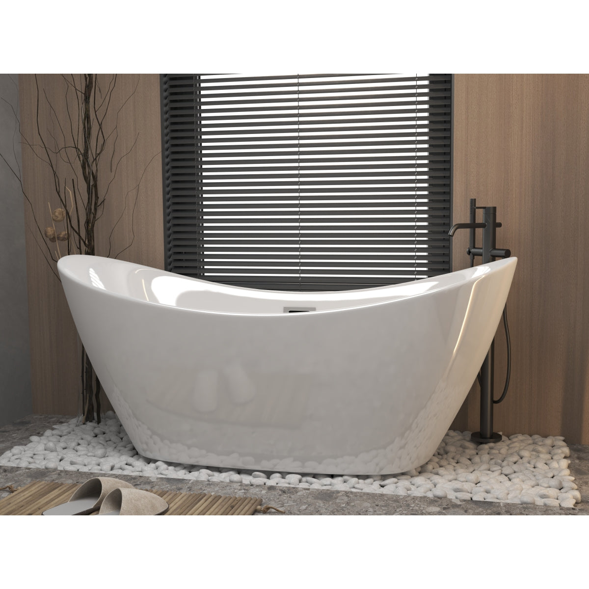 Premium Gloss White Freestanding Tub
