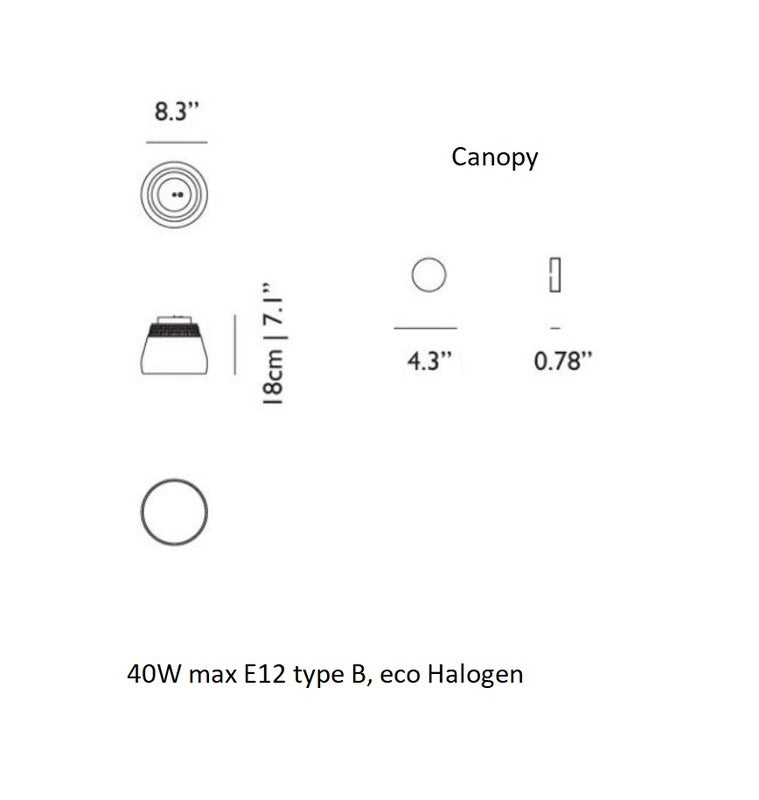 Chrome / Baby: 8.3 in diameter Valentine Suspended Lamp - OPEN BOX