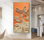 Convoluted Canvas Painting