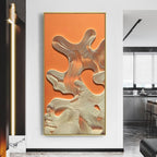 Convoluted Canvas Painting