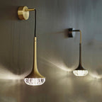 Creative Clear Glass Wall Sconce