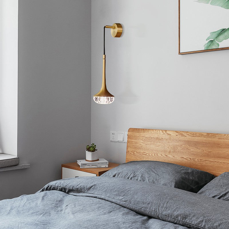 Creative Clear Glass Wall Sconce