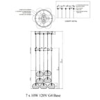 Lazio Multi-Drop Pendant Light