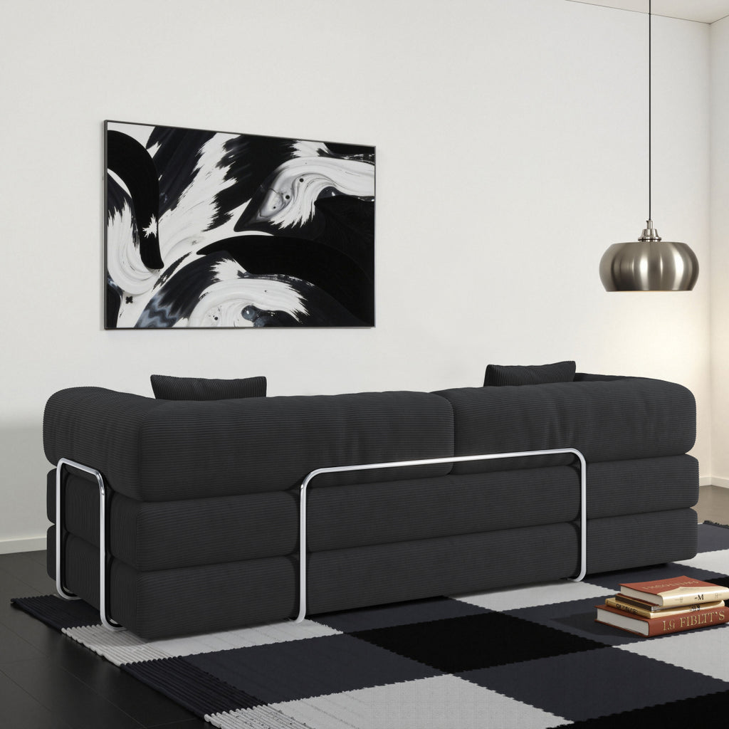 78.8" Modular Sofa, Comfortable Floor Sofa for Living Room