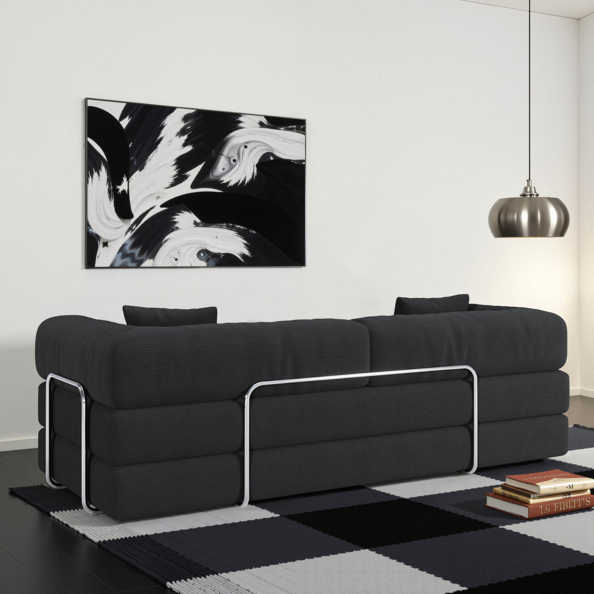 78.8" Modular Sofa, Comfortable Floor Sofa for Living Room