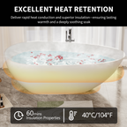 Luxury Stone Resin Soaking Tub