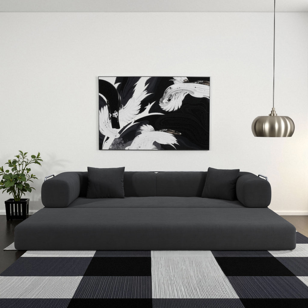 78.8" Modular Sofa, Comfortable Floor Sofa for Living Room